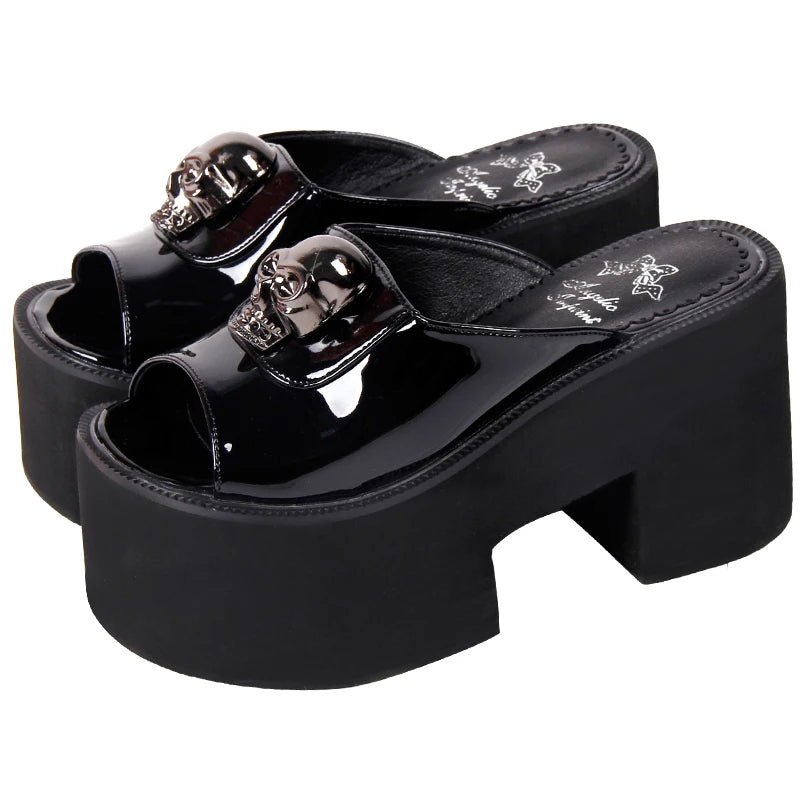 'Straight to the Underworld' Sandals - Lace & Thornz