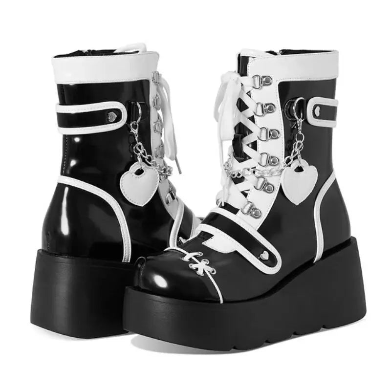 Sugar Skull Boots - Lace & Thornz