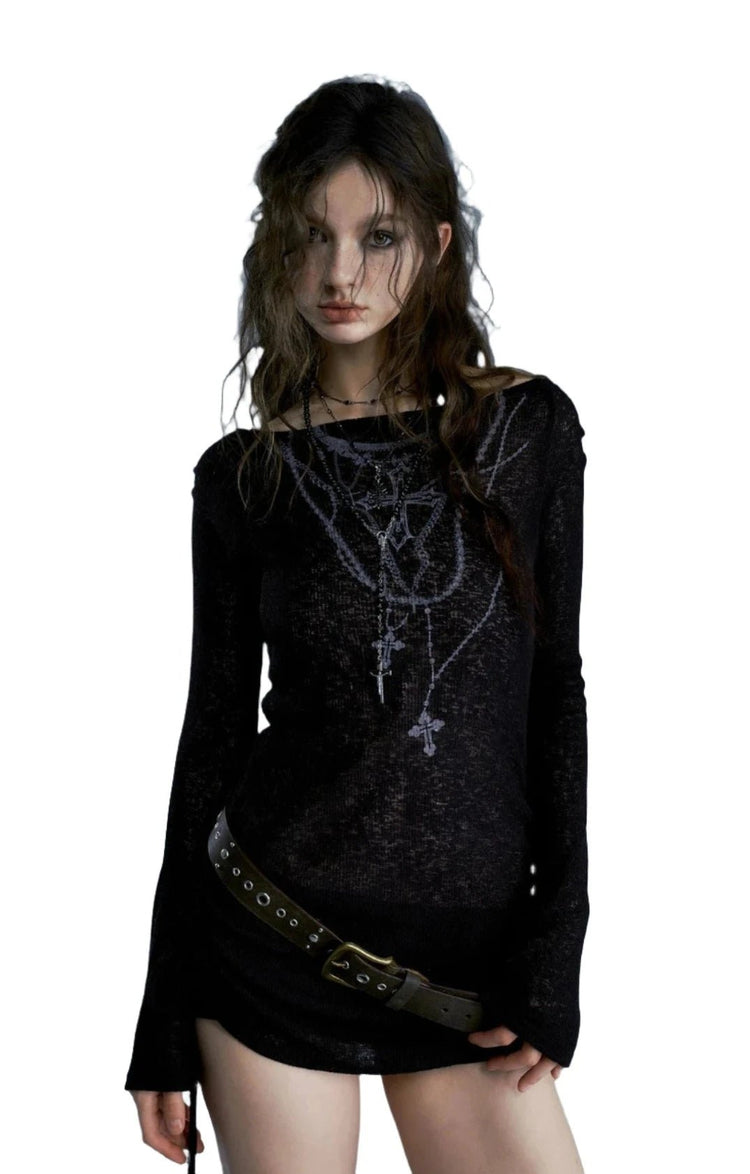 Wasteland Punk Long - sleeve - Lace & Thornz