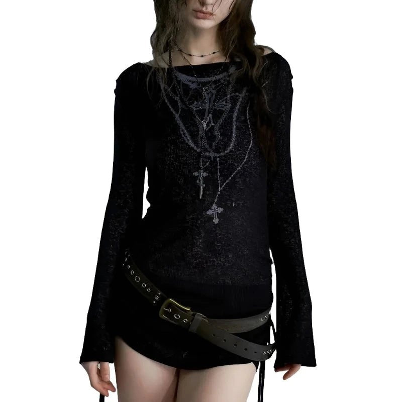 Wasteland Punk Long - sleeve - Lace & Thornz