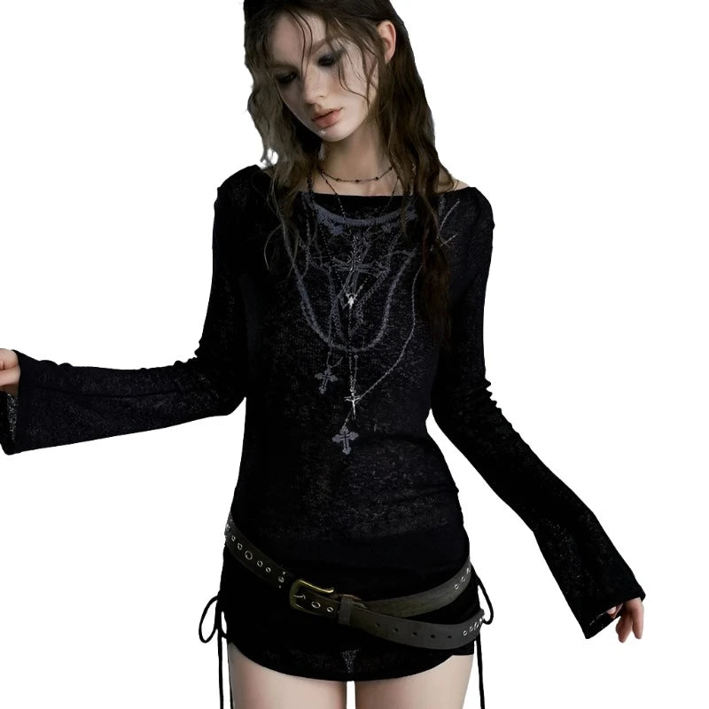 Wasteland Punk Long - sleeve - Lace & Thornz