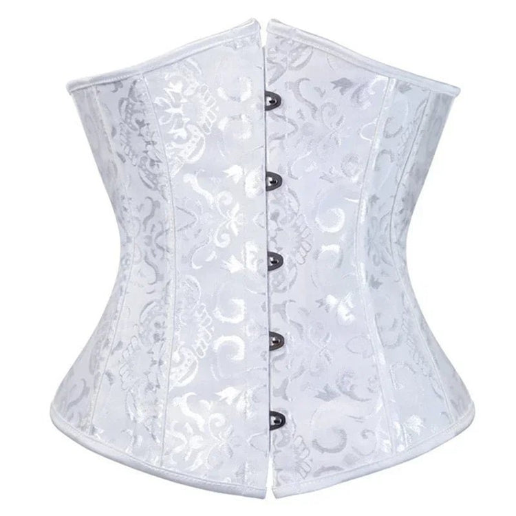 White Vampire Underbust Corset - Lace & Thornz