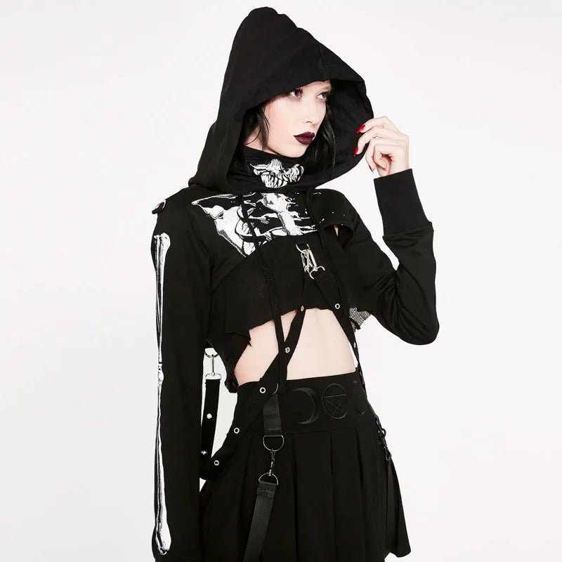 X - Ray Rebel Hoodie - Lace & Thornz