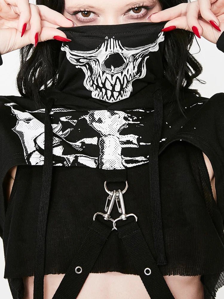 X - Ray Rebel Hoodie - Lace & Thornz